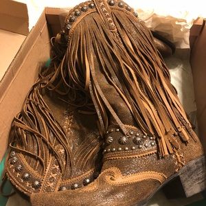 DOUBLE D RANCH Fringe Boots
